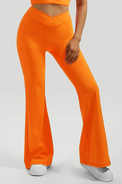 Classic V-Waisted Flared Pants