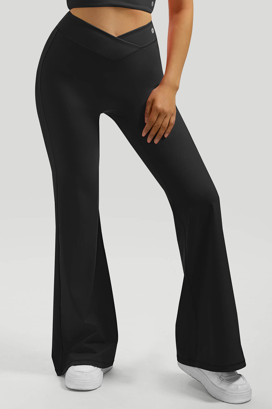 Classic V-Waisted Flared Pants