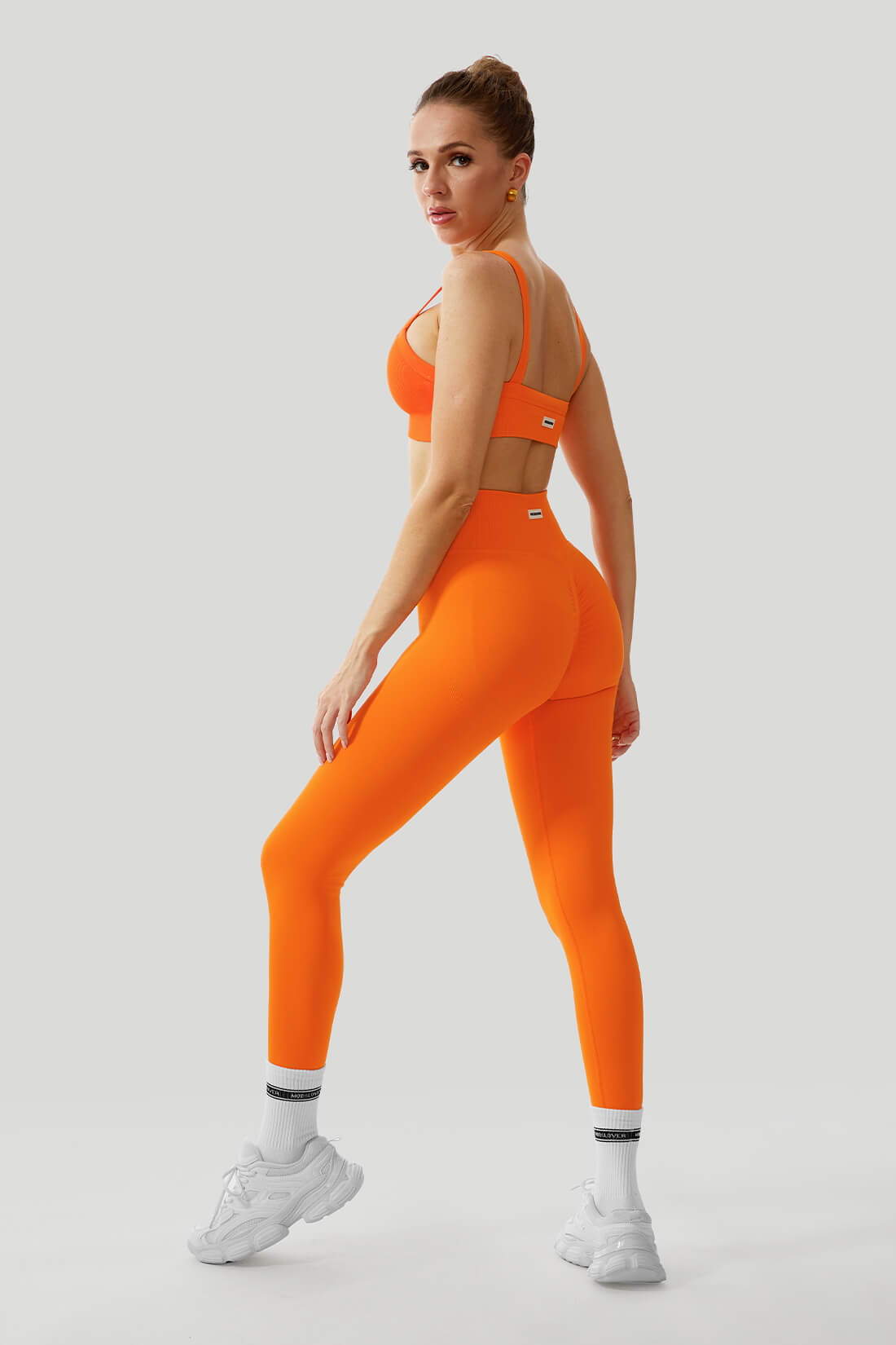 V Waist Legging Threaded Spaghetti Strap Sport Suit