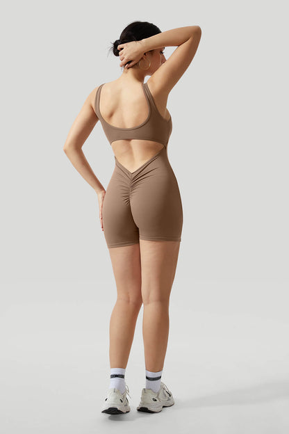 V-Back Butt Lift Romper