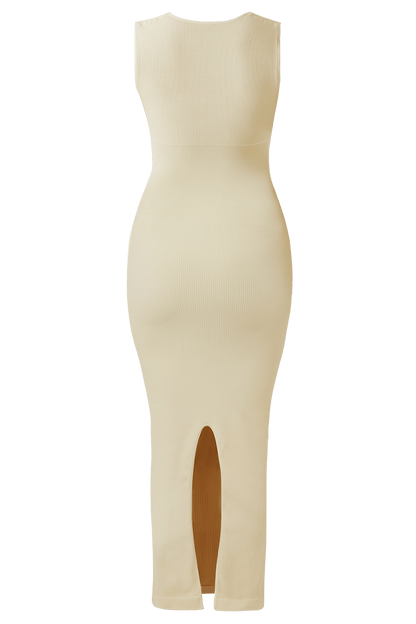 Thread Seamless Slit Dress