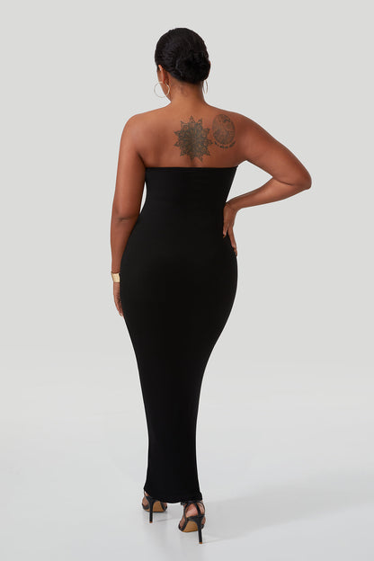 Strapless Maxi Dress With Built-In Shapewear