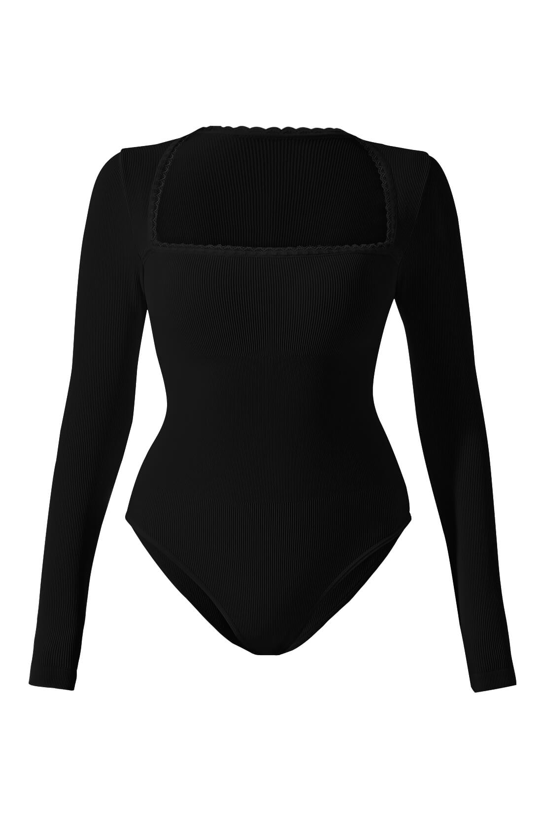 Threaded Spliced Lace Bodysuit