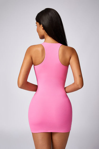 Ribbed Midi Bodycon Dress