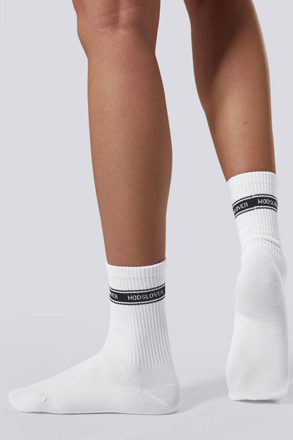 MOOSLOVER Logo Jacquard Socks