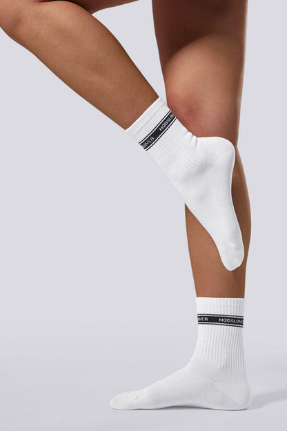 MOOSLOVER Logo Jacquard Socks