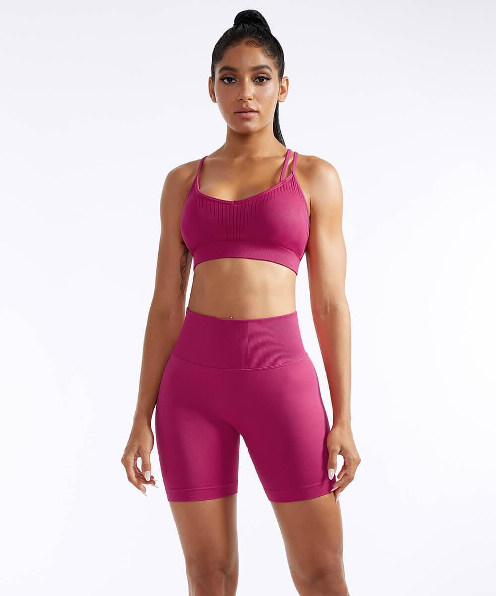 Asymmetrical Straps Sport Bras