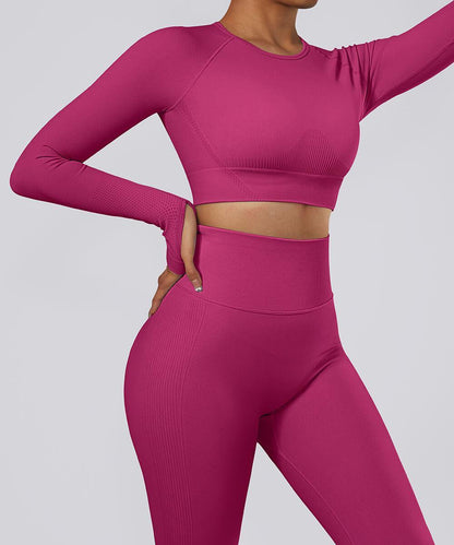 Long Sleeve Seamless Sport Top