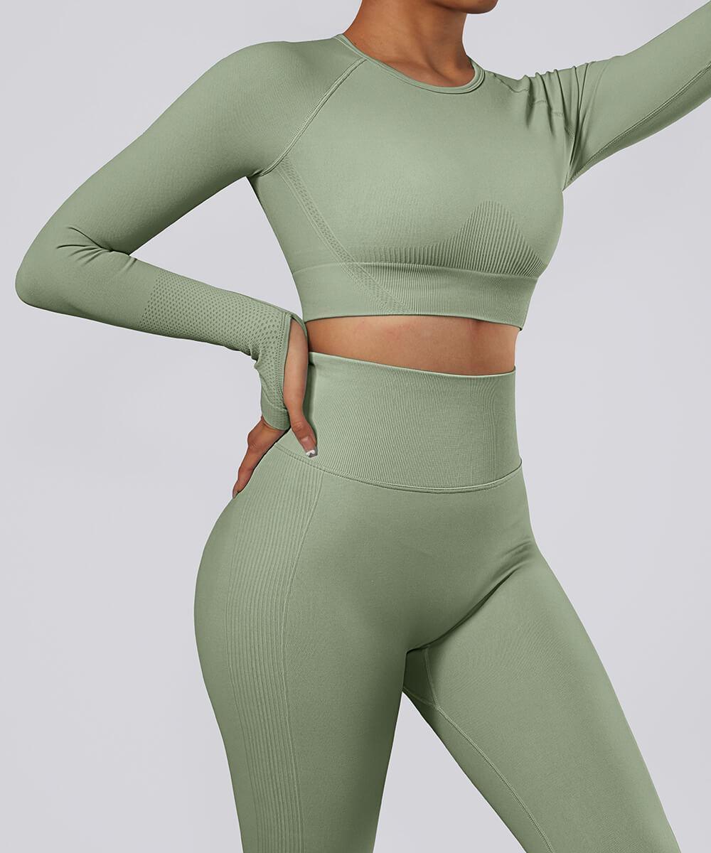 Long Sleeve Seamless Sport Top