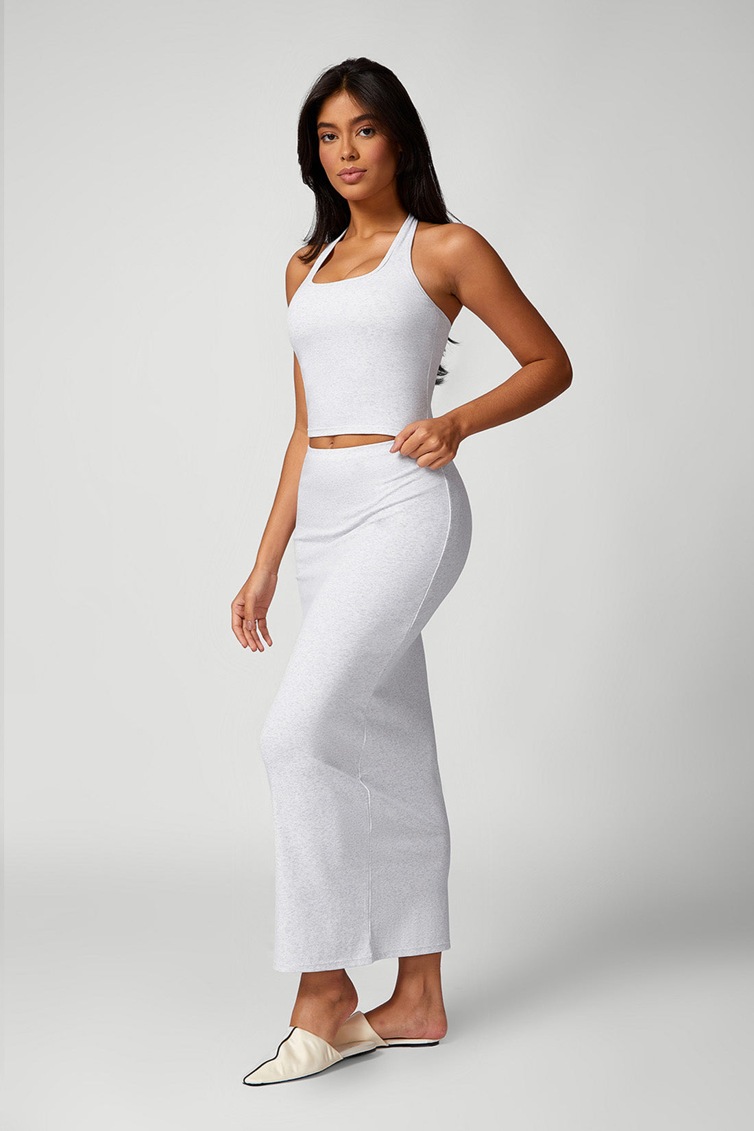 Halter Neck Casual Two-Piece Dress