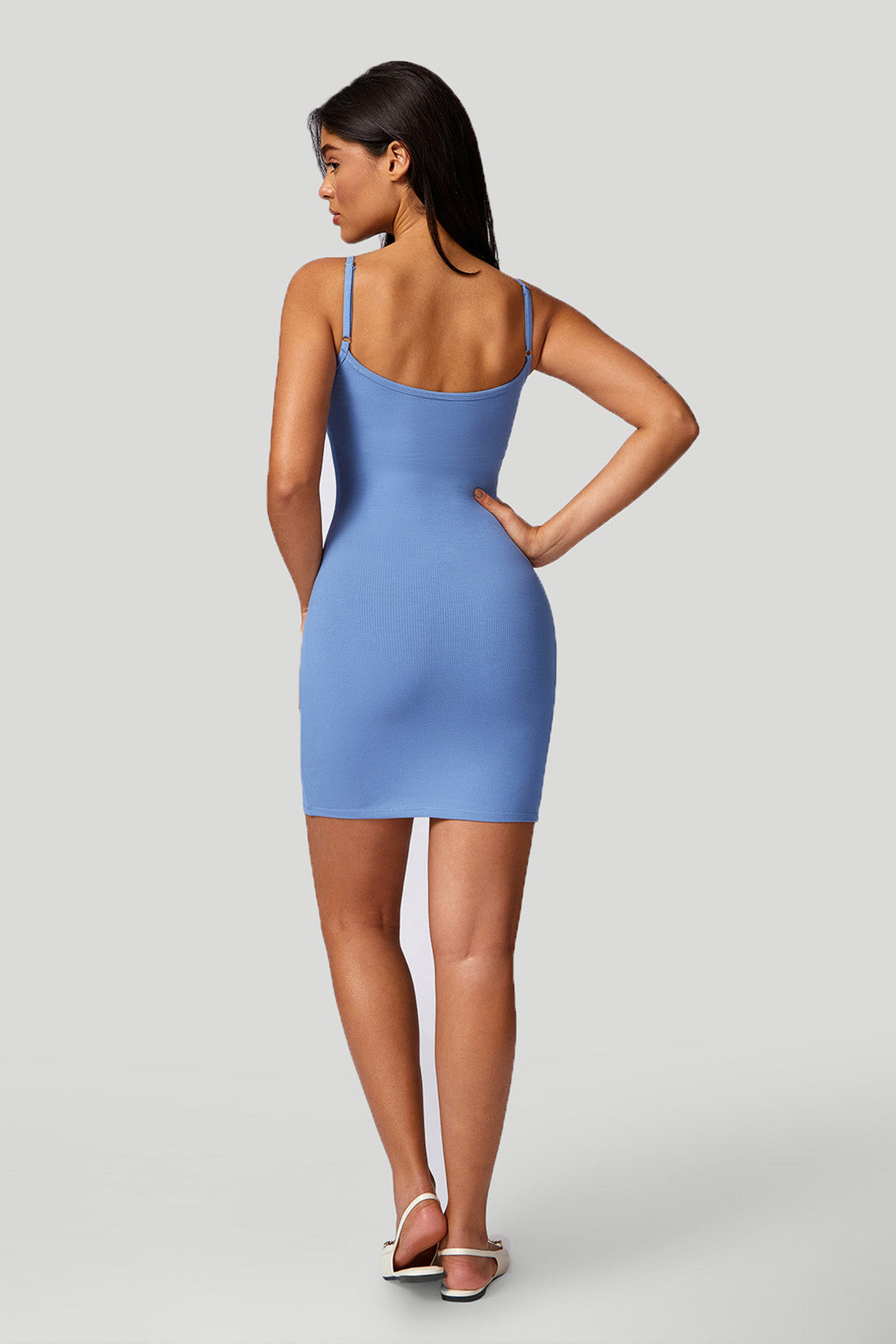 Threaded Casual Mini Bodycon Dress