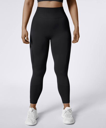 Solid Color High Waist Butt Lift Seamless Legging