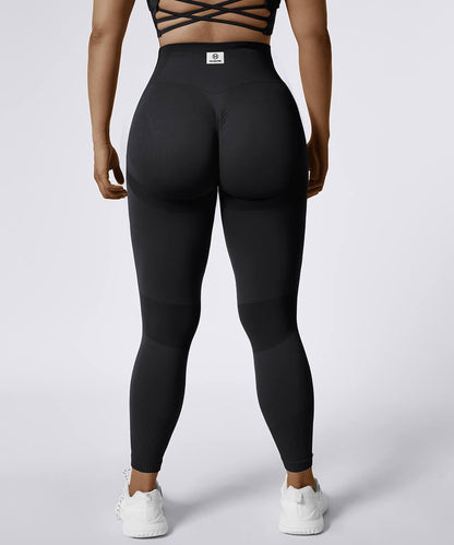 Solid Color High Waist Butt Lift Seamless Legging