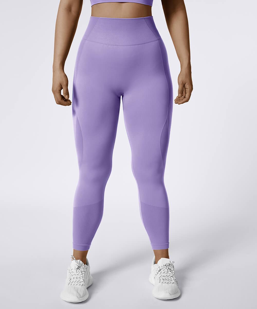 Solid Color High Waist Butt Lift Seamless Legging