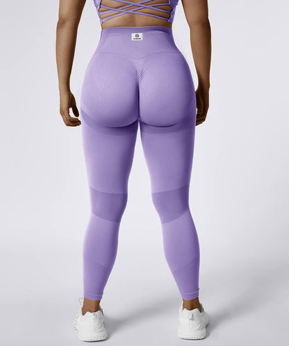 Solid Color High Waist Butt Lift Seamless Legging