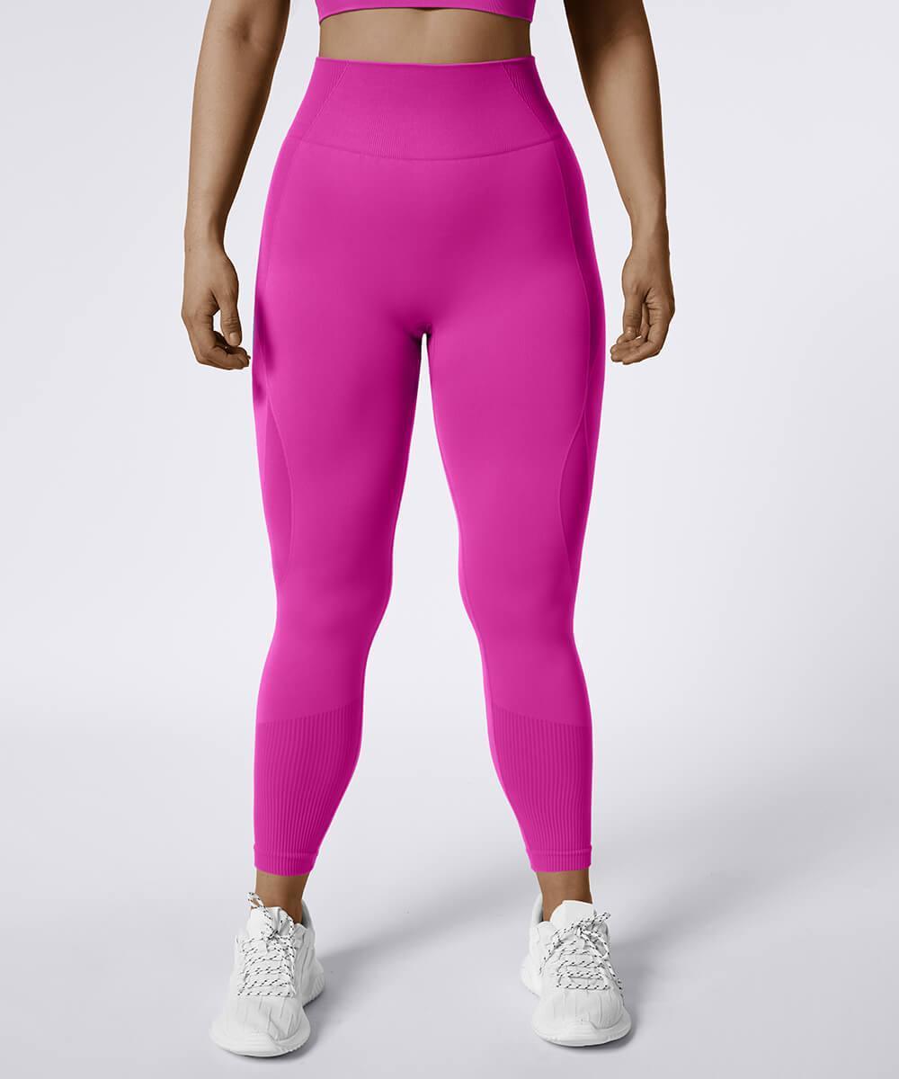 Solid Color High Waist Butt Lift Seamless Legging