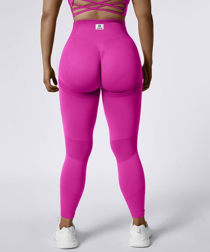 Solid Color High Waist Butt Lift Seamless Legging