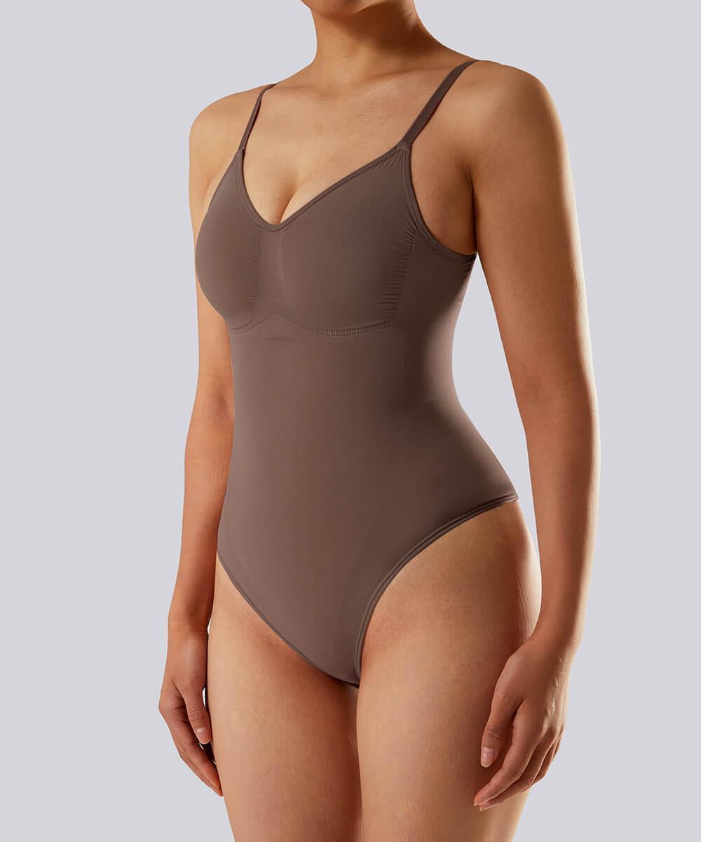 Spaghetti Straps Seamless Shapewear Bodysuit