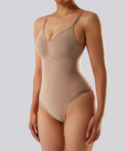 Spaghetti Straps Seamless Shapewear Bodysuit