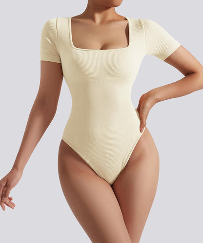 Square Neck Tummy Control Bodysuit