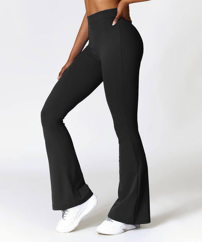 V Back Flared Seamed Legging